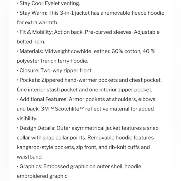 Harley-Davidson Women’s Potomac 3-in-1 Leather Riding Jacket size medium - Picture 15 of 15